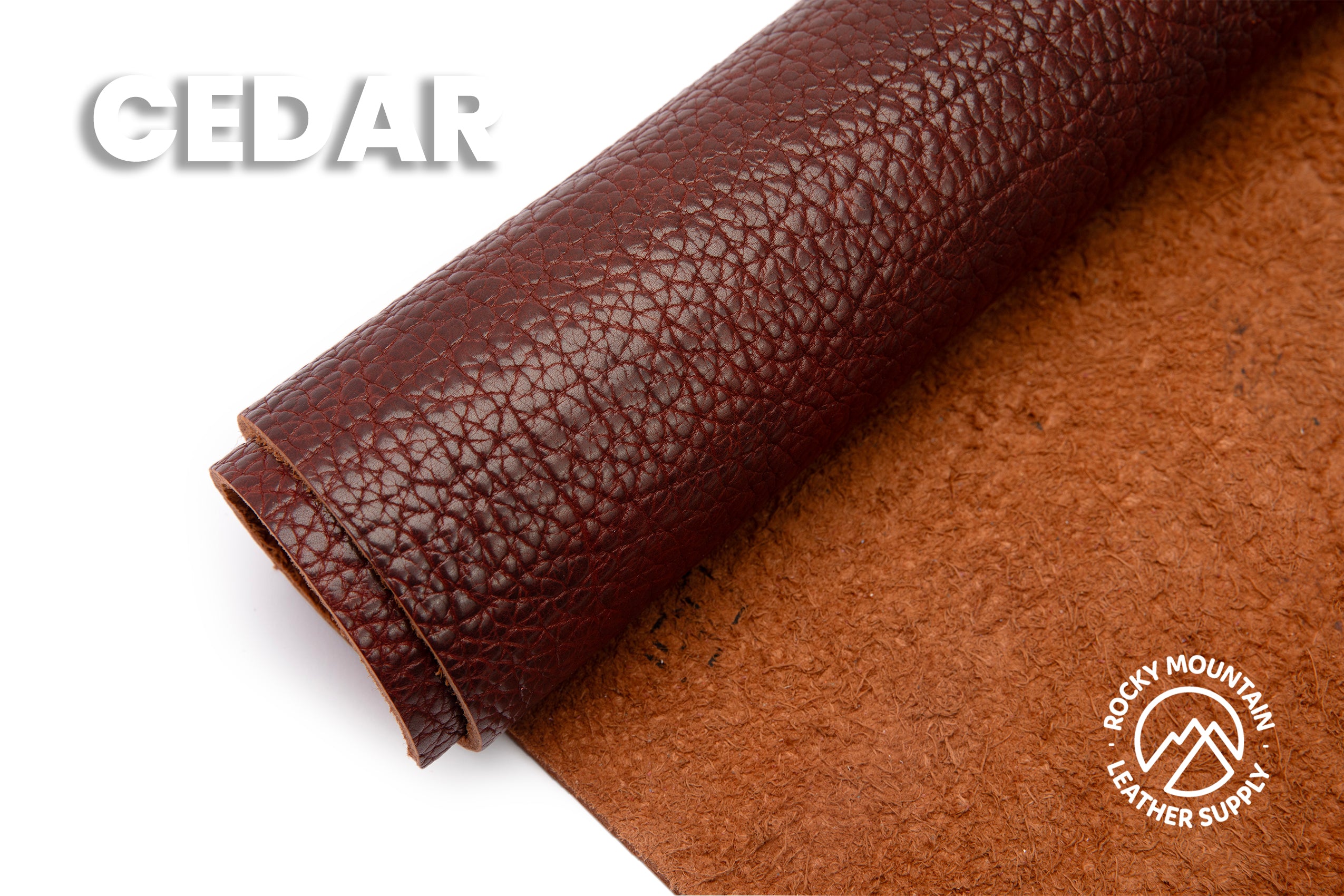 American Bison - Natural Shrunken Pull up Leather - (HIDES)