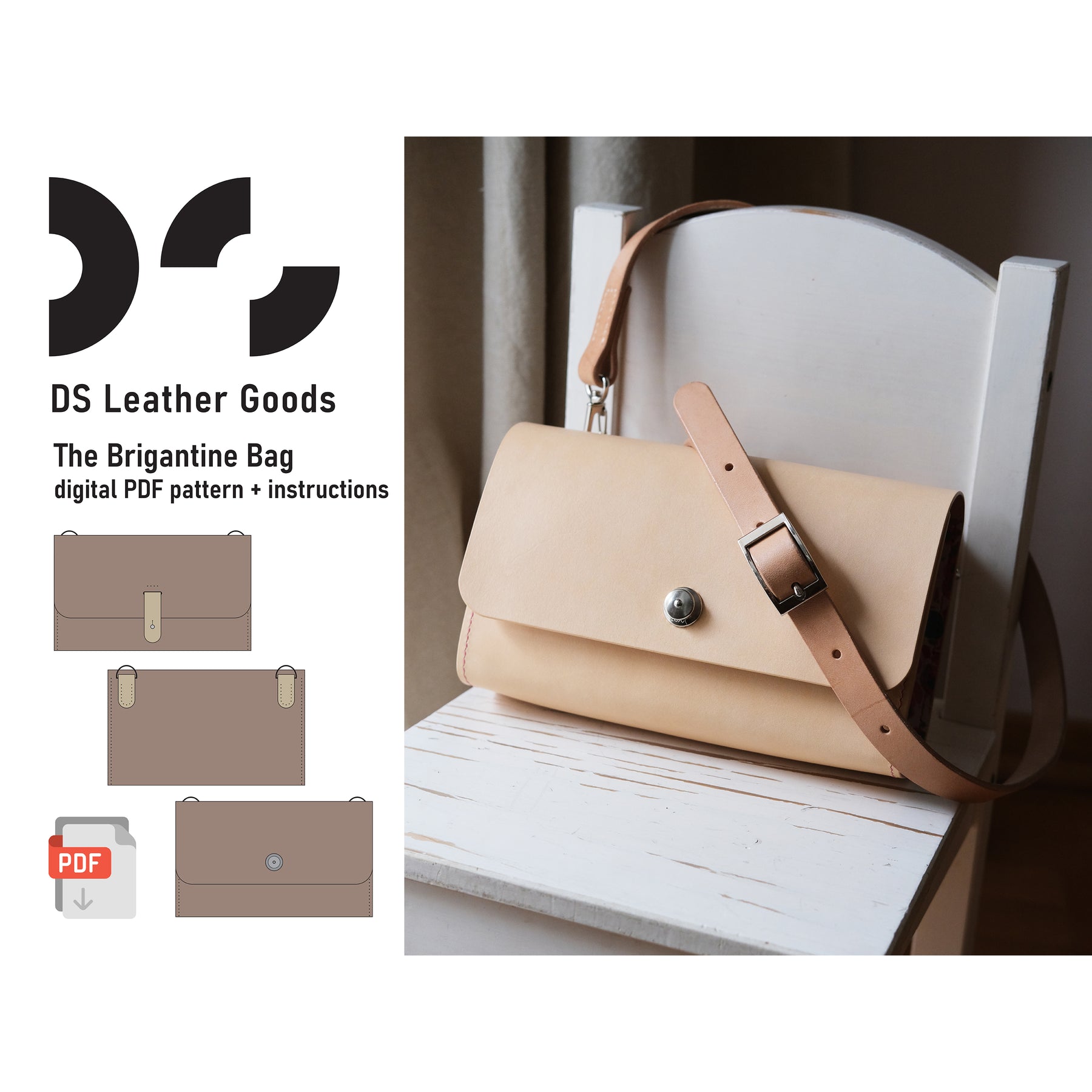 DS-049 The Brigantine Bag Digital Pattern