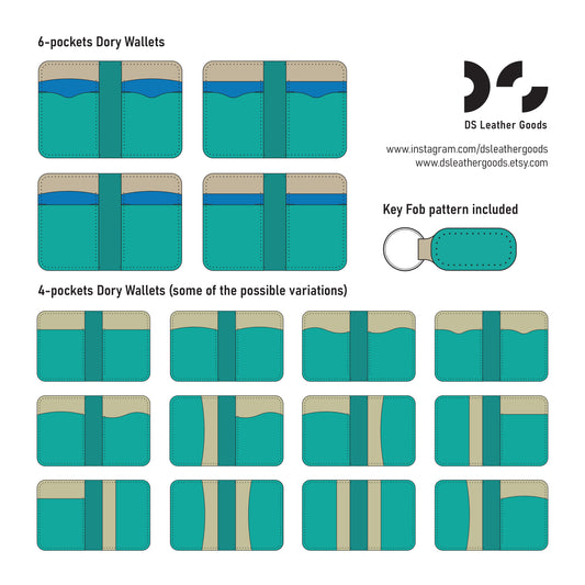 DS-101 The Dory Wallets Digital Pattern