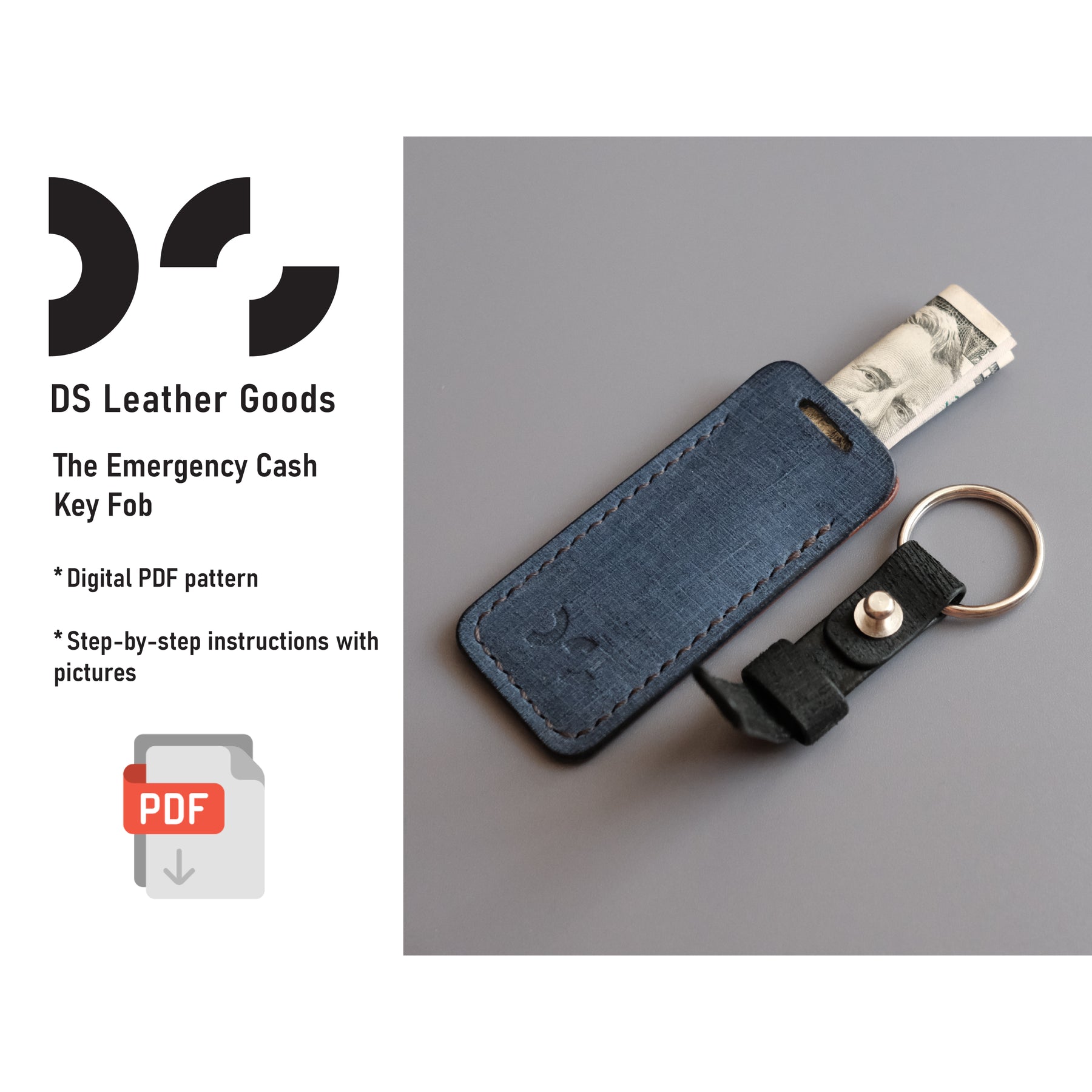 DS-068 The Emergency Cash Keyfob Digital Pattern