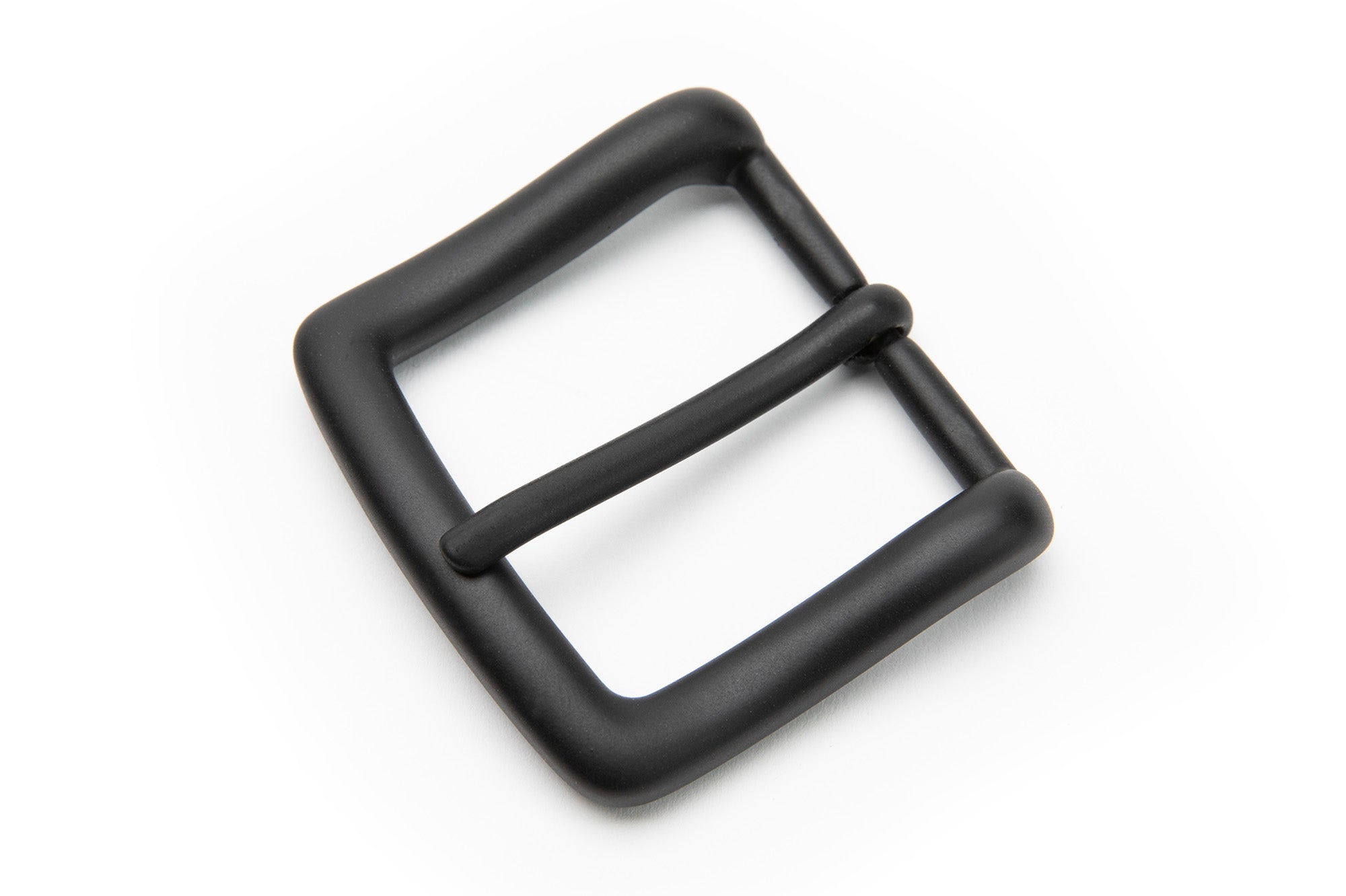 Italian - "Explorer" Belt Buckle (Solid Brass) - Matte Black PVD