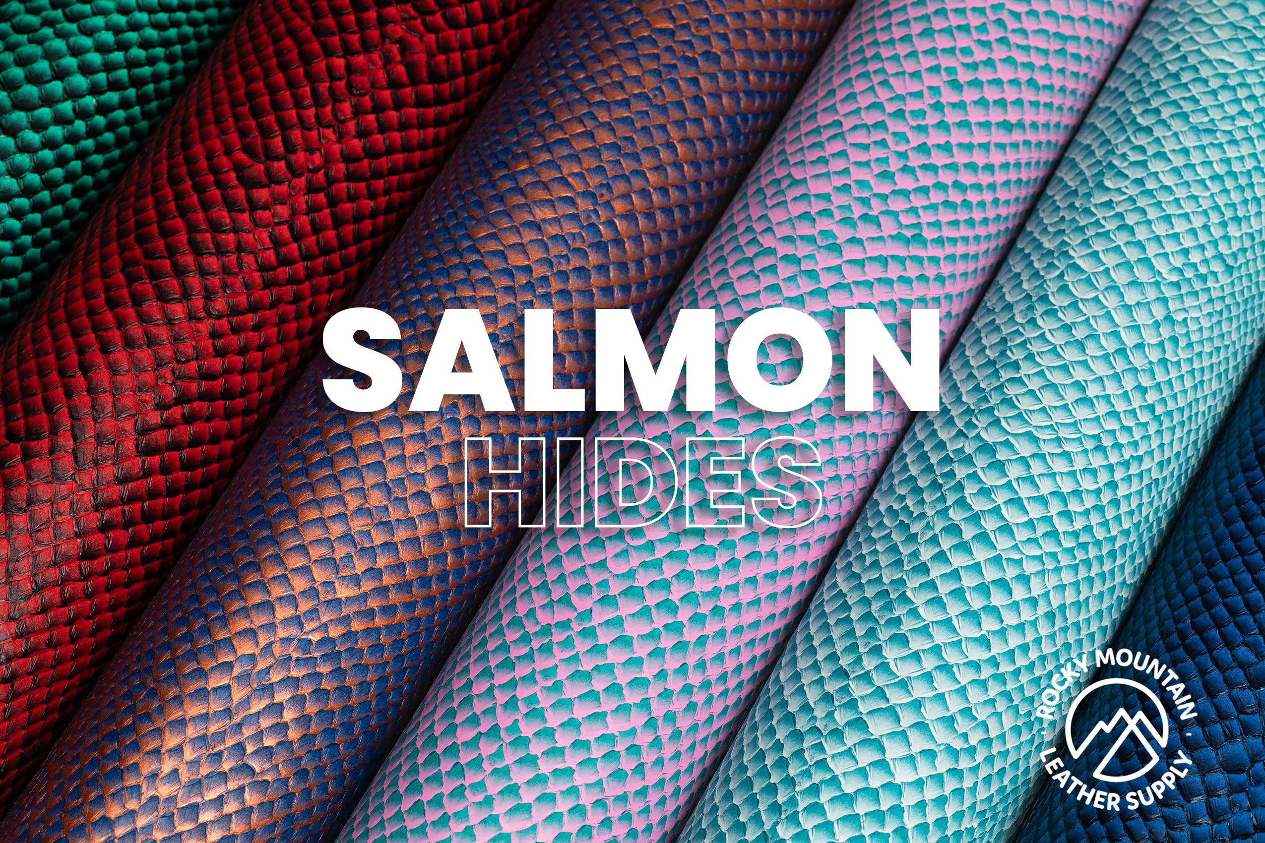 Salmon - Artisan Finish - Vegetable Tanned Leather (HIDES)