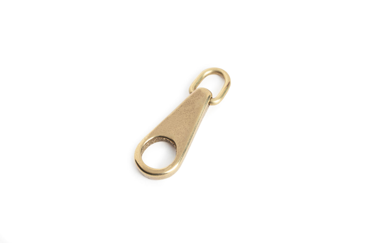 Japan Brass 🇯🇵 - "Round" Zipper Pull (Solid Brass)
