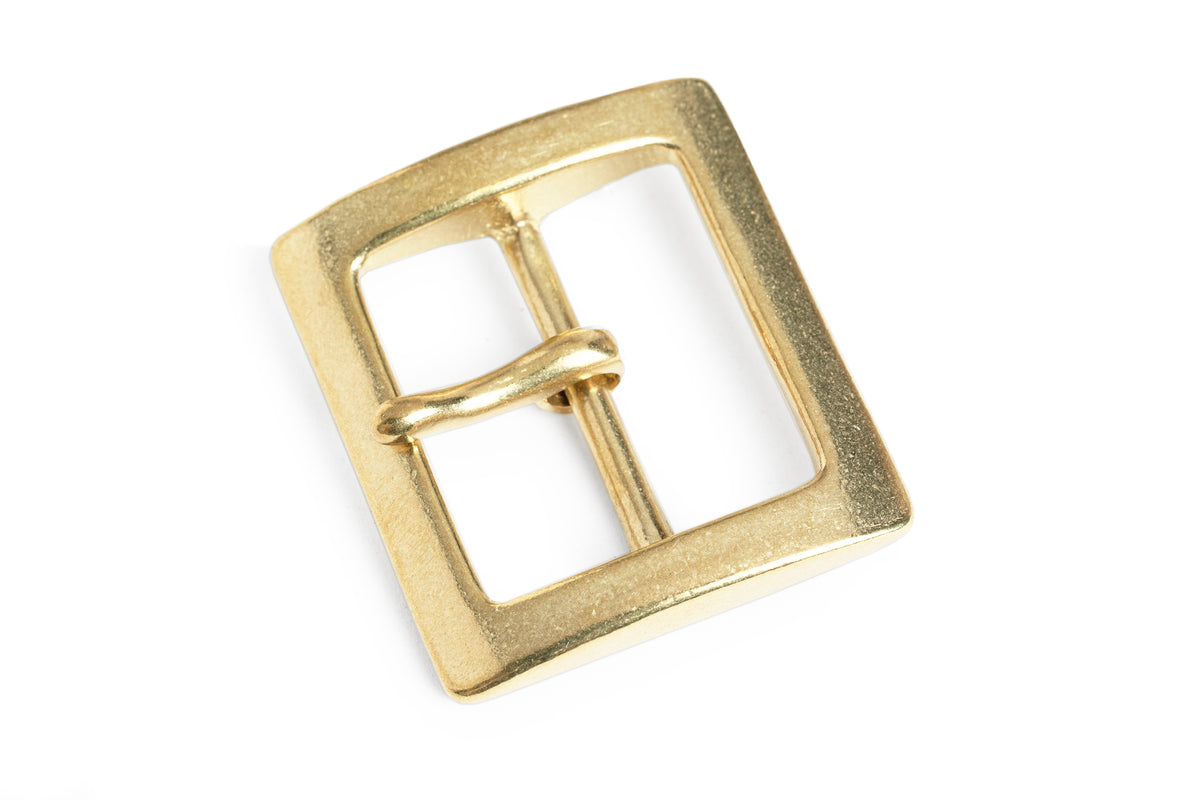 Japan Brass 🇯🇵 - "Square" Belt Buckle (Solid Brass)
