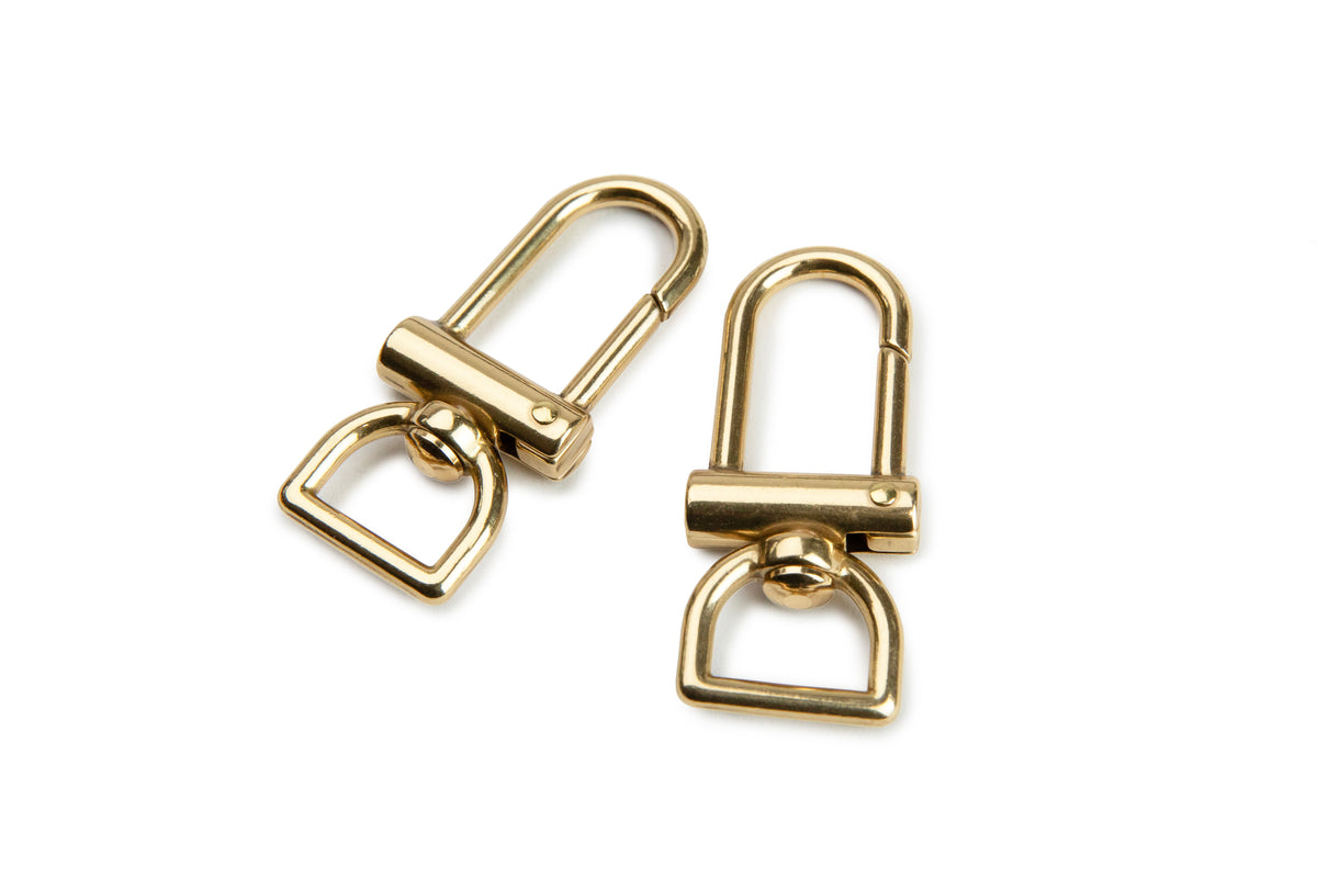 Rocky Mtn - Zeta - Luxury Handbag Snap Hooks - (Solid Brass)