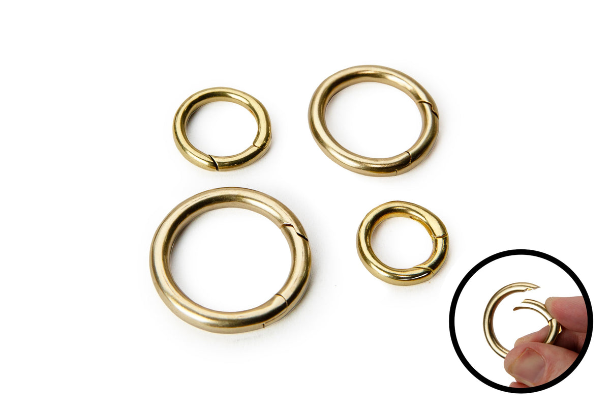 Apollo - Round Carabiners (Solid Brass)