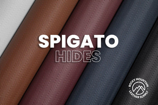 Spigato Calf - Luxury Herringbone Leather (HIDES) - 50% OFF!