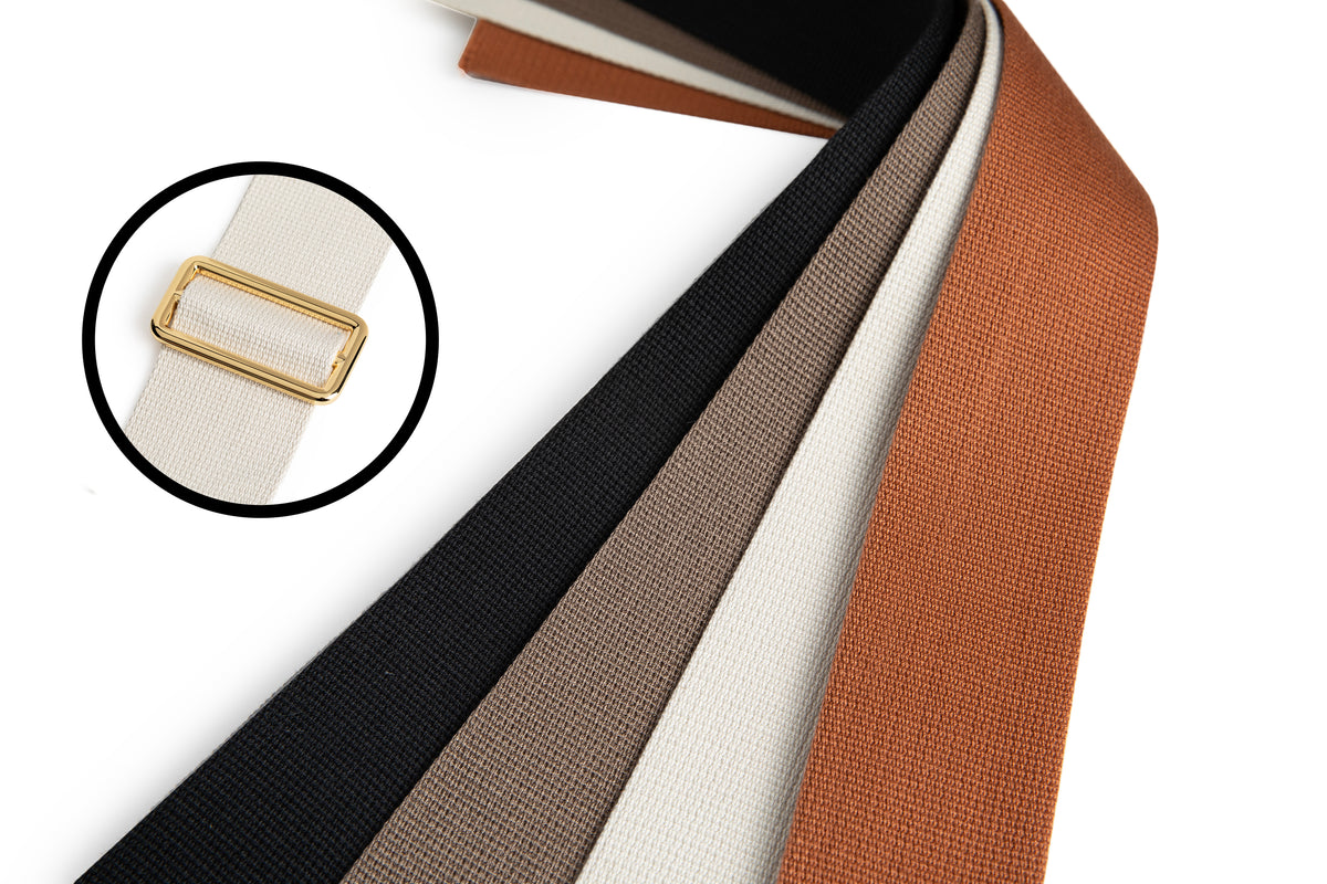 Luxury Straps - Horizontal Weave - Organic Cotton
