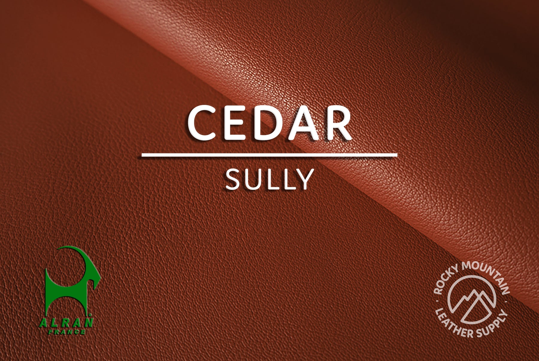 Alran 🇫🇷 - "Sully" Chevre Chagrin - Goat Leather (HIDES - BROWNS)