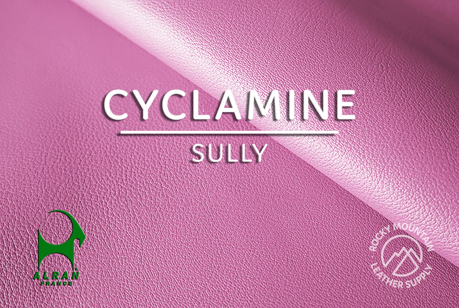 Alran 🇫🇷 - "Sully" Chevre Chagrin - Goat Leather (HIDES - VIOLETS/PINKS)