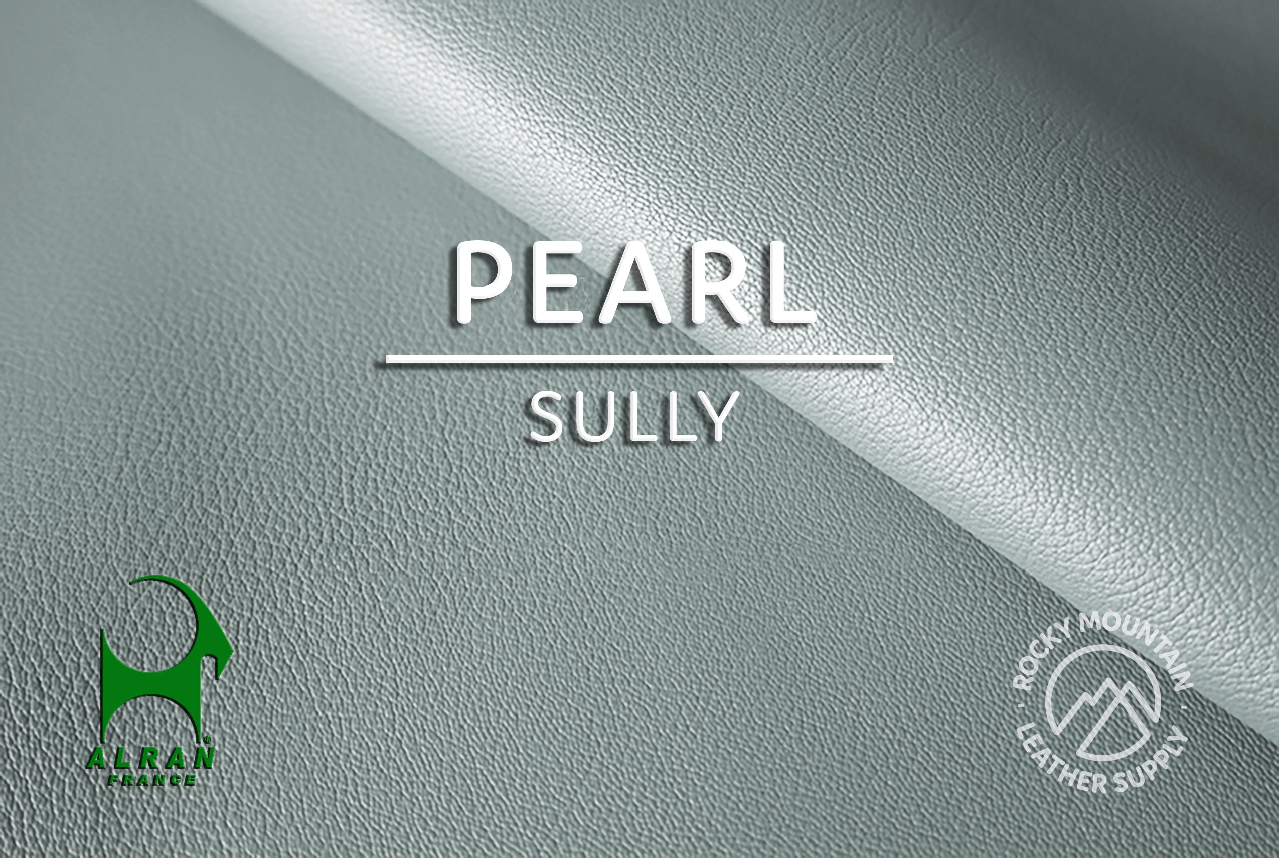 Alran - "Sully" Chevre Chagrin - Goat Leather (HIDES - WHITES/GRAYS/BLACKS)