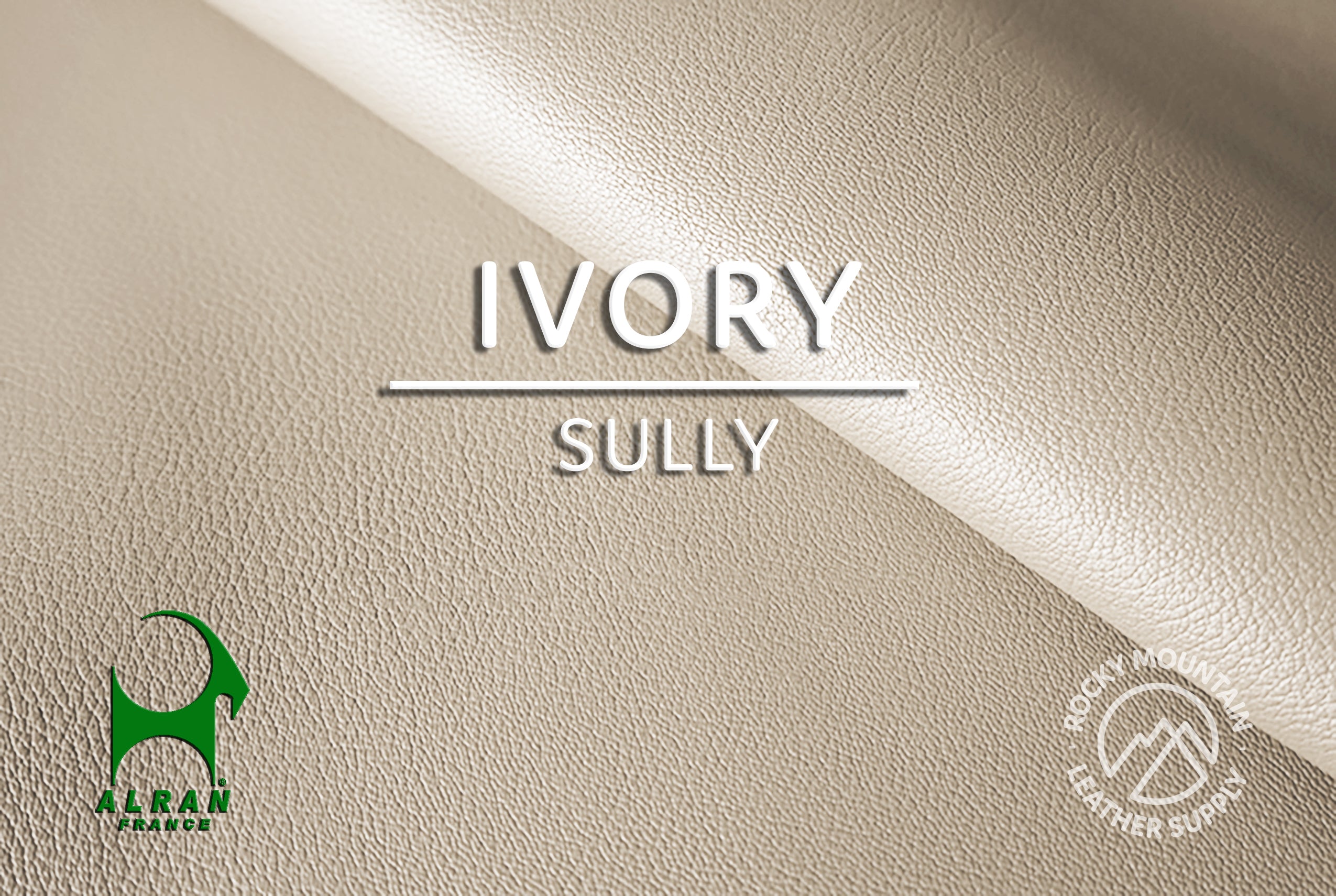 Alran - "Sully" Chevre Chagrin - Goat Leather (HIDES - WHITES/GRAYS/BLACKS)