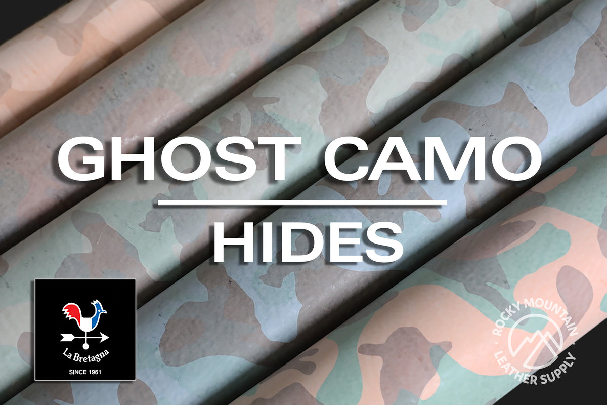 La Bretagna 🇮🇹 - Ghost Camo Camouflage - Veg Tanned Leather (HIDES) - 40% OFF!