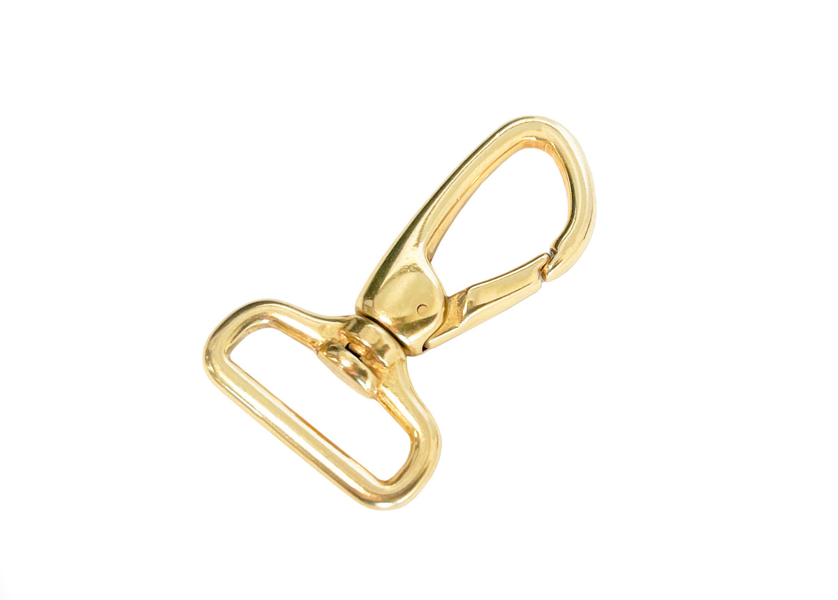 Japan Brass Co 🇯🇵 - "Divos" Swivel Snap Hook (Solid Brass)