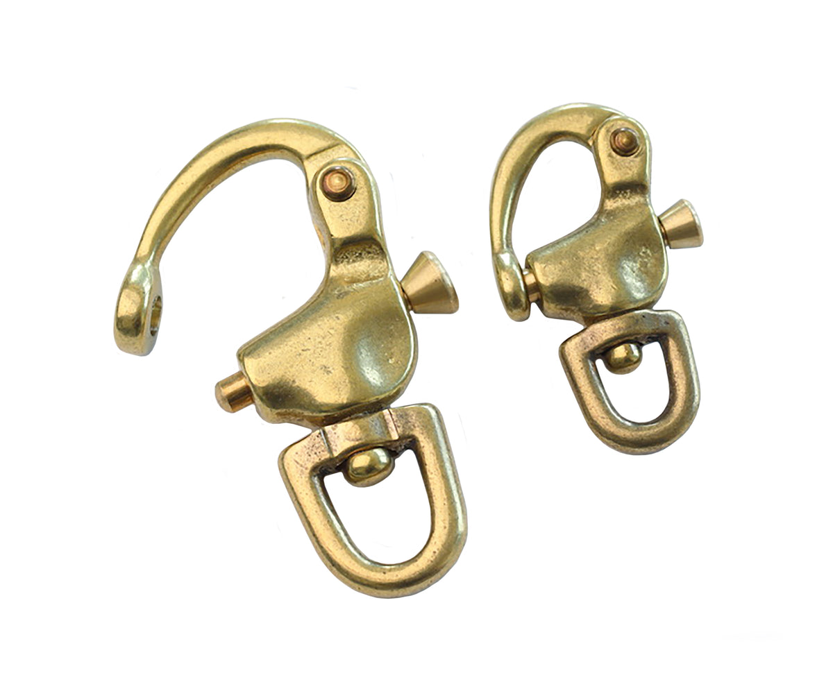 Japan Brass Co 🇯🇵 - "Quick Release" Snap Hook (Solid Brass)