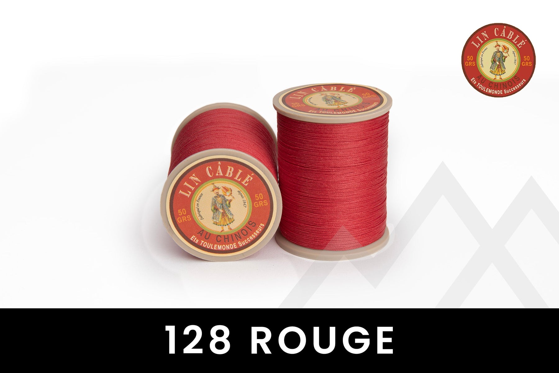 Fil au Chinois 🇫🇷 - "Lin Cable" Waxed Linen Thread (Size 832) *Full Spool