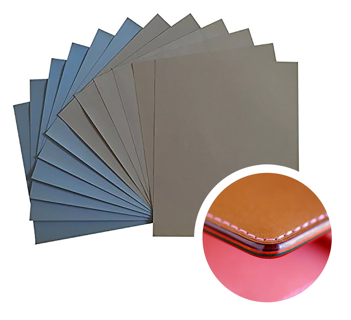 Sandpaper Kit for Leather Edge Finishing & Polishing