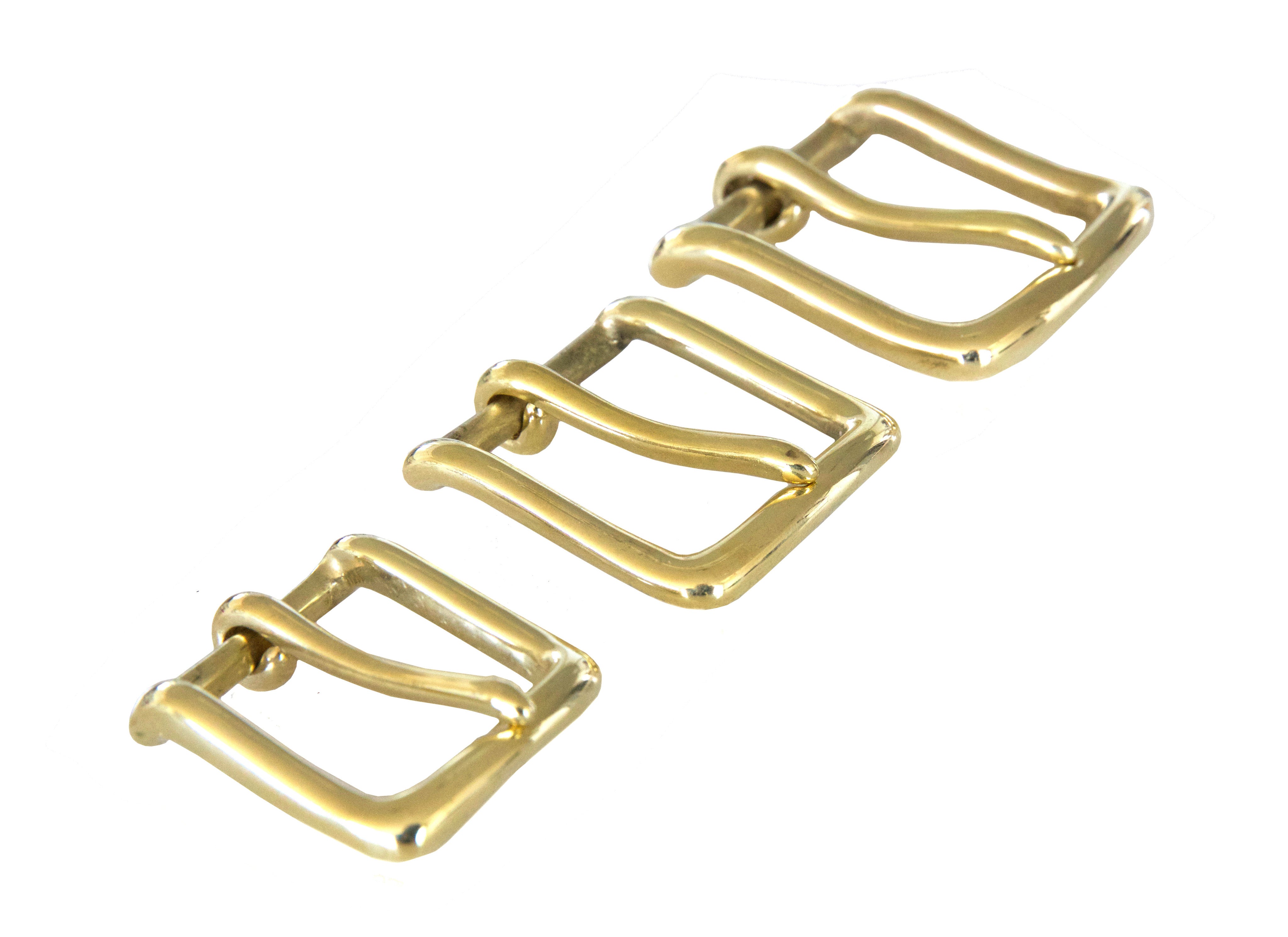 Solid Brass Belt Buckle 32 mm - Chrome Plated