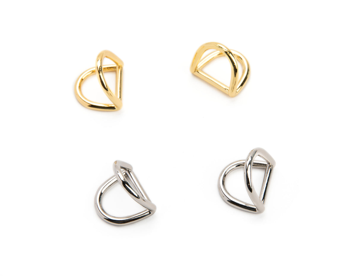 Athena - Luxury Handbag Handle Attachments (Stainless Steel) 2 Pack