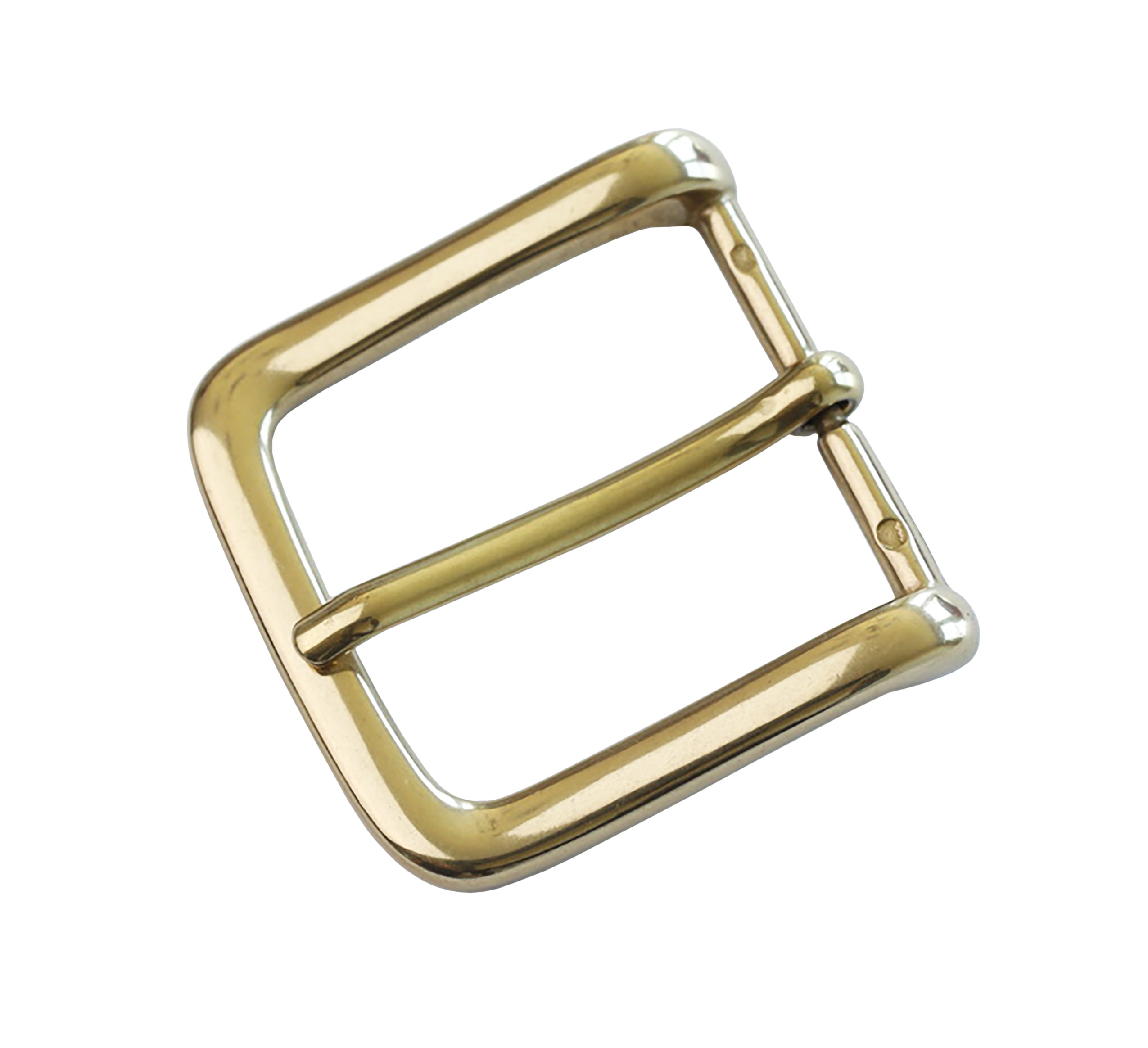 Italian - "Explorer Slim" Belt Buckle (Solid Brass)
