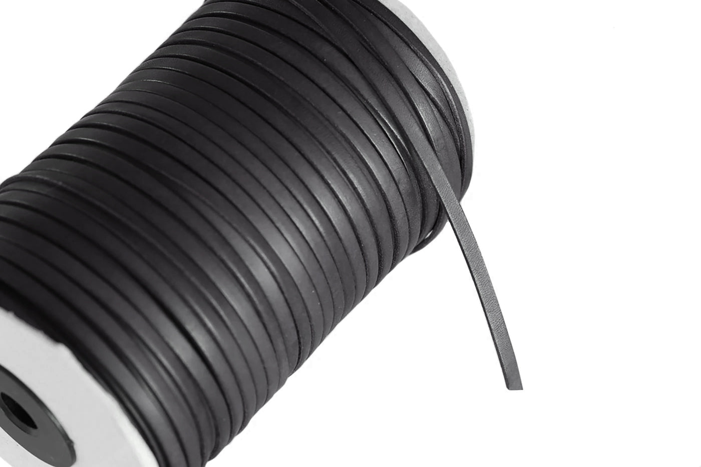 Lacing / Lace - Black Veg Tan Leather (5 Meters)