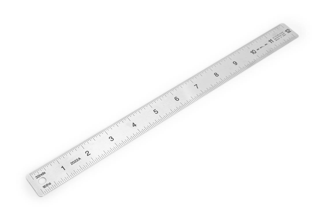 6 Inch Stainless Steel Metal Ruler