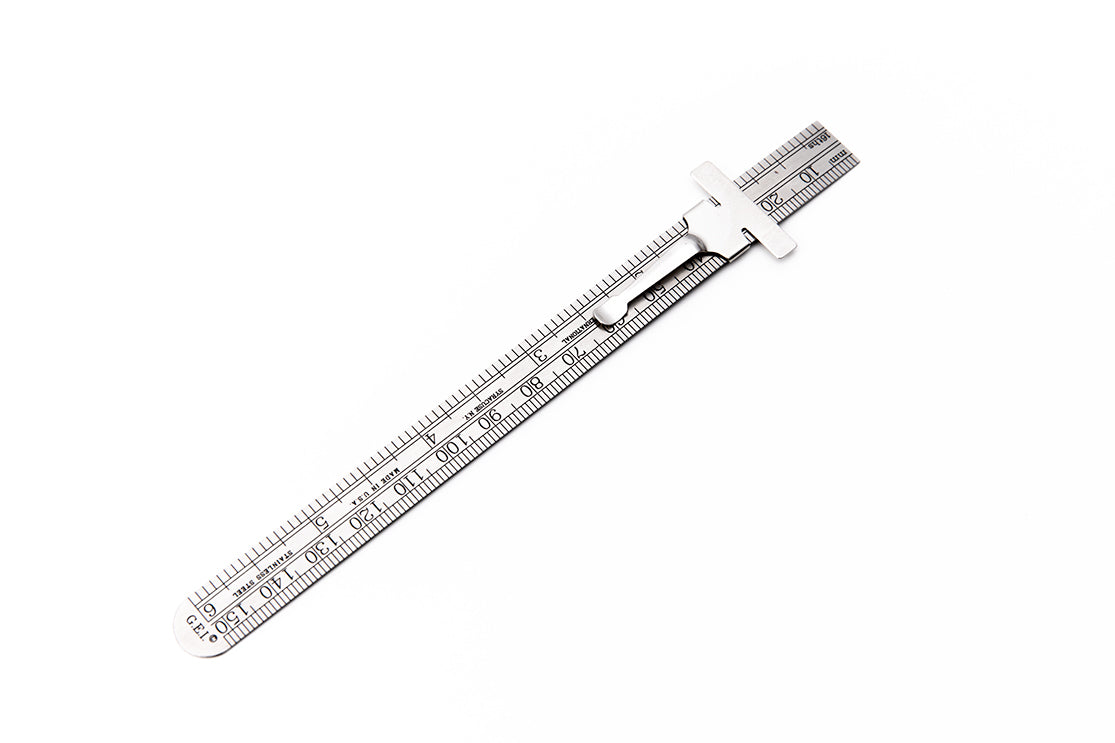 GEI 🇺🇸 - Precision Pocket Ruler (Metric & English) - Made in USA