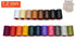 Julius Koch - Ritza 25 Polyester "Tiger" Thread - Mini Spools (1.2mm)