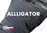 Overstock - American Alligator Tails - (Glazed Black) - 60% OFF!