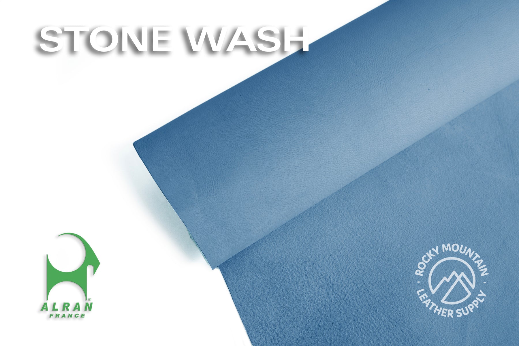 Alran - "Indigo" Chevre - Goat Leather (SAMPLES)