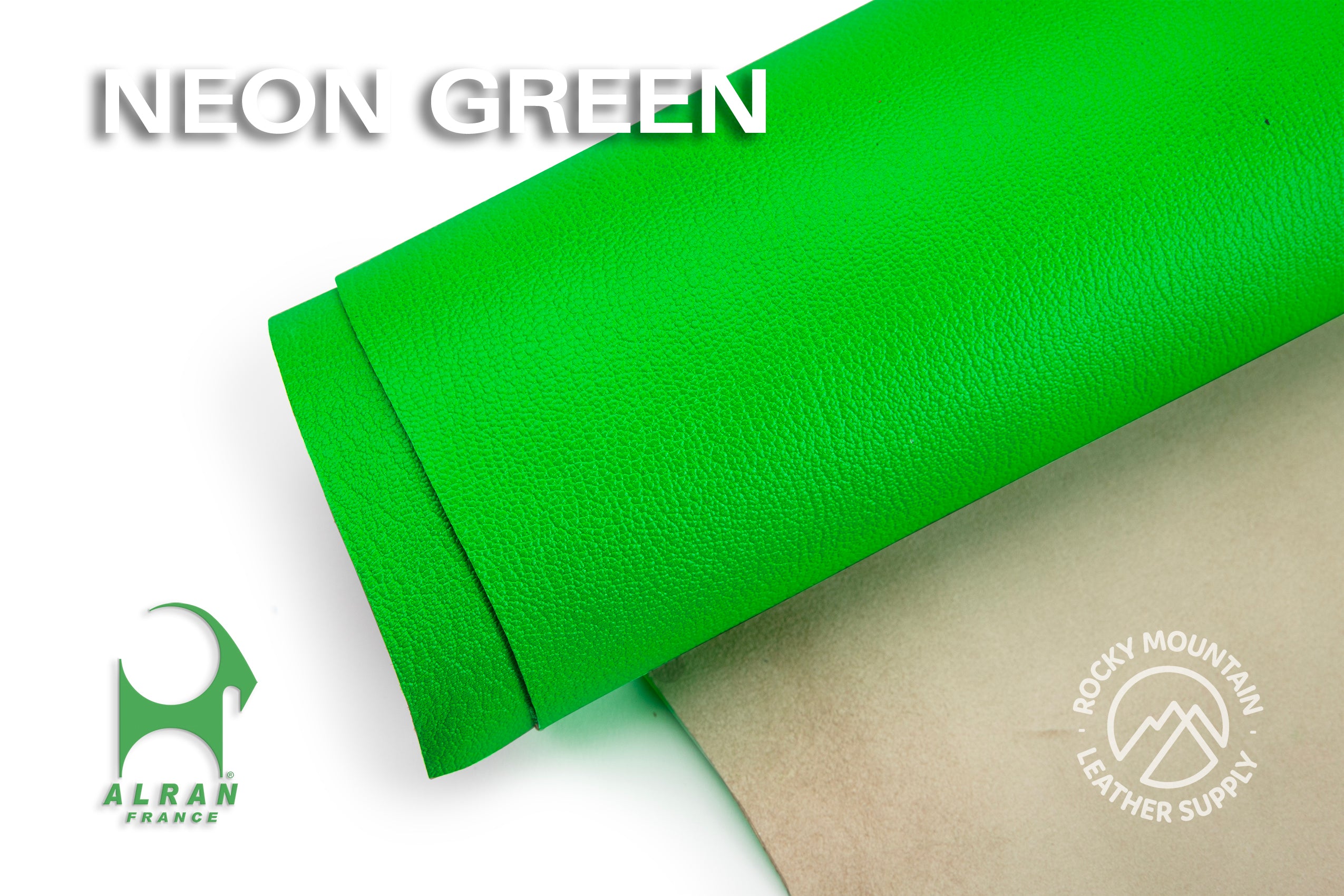 Alran - Sully "Neon" Chevre Chagrin - Goat Leather (HIDES)