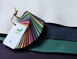 Alran - "Sully" Chevre Chagrin - Goat Leather (HIDES - BLUES)