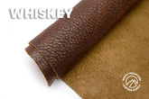 American Bison - Natural Shrunken Pull up Leather - (HIDES)