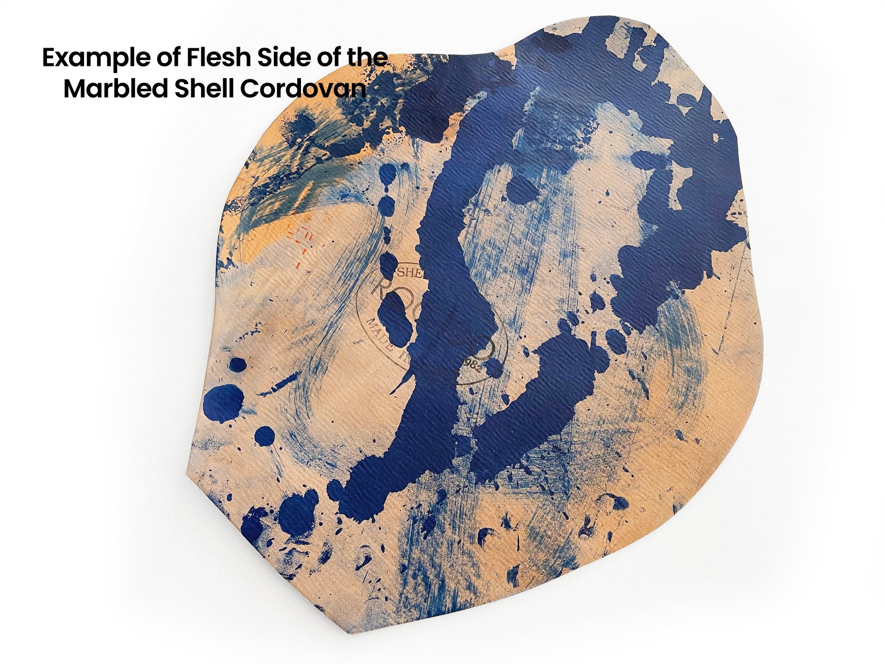 Rocado - "Hatch Marbled" Shell Cordovan - Veg Tanned (Black)
