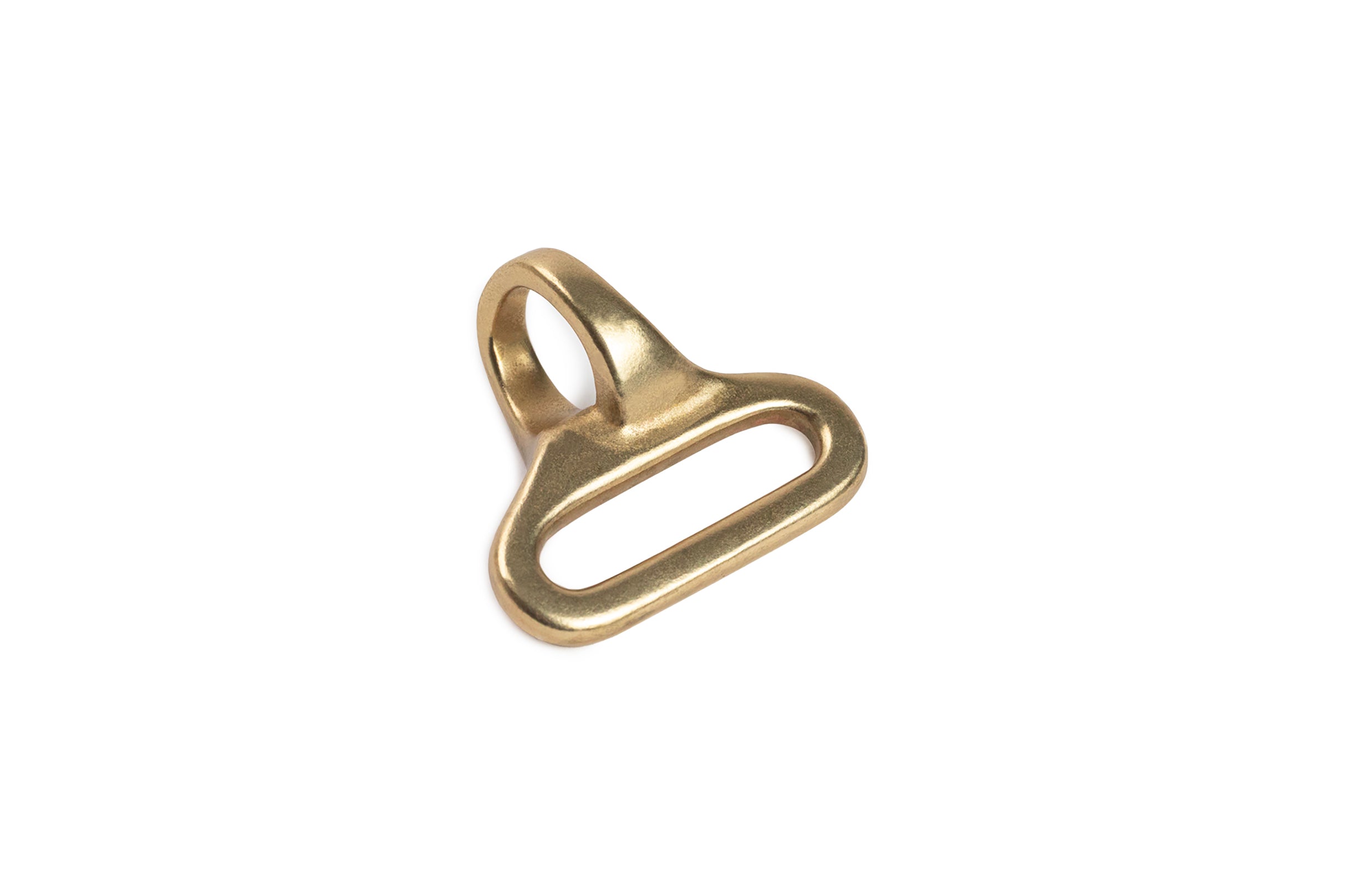 1/4 Turn Ring - 90 Degree Attachment Hardware (Solid Brass)