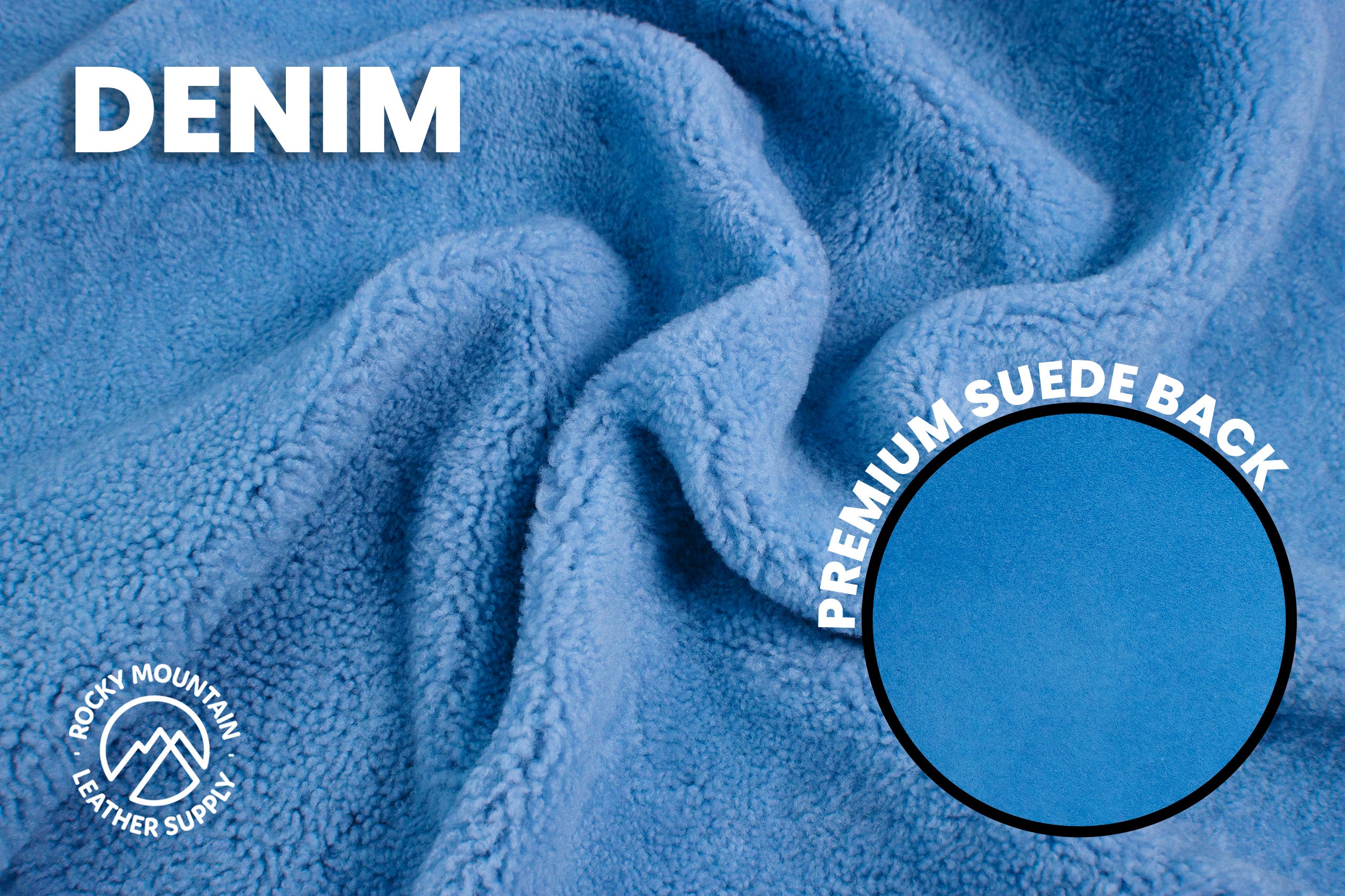 Curly Merino Shearling "Double Face" - Luxury Lambskin Leather (HIDES) - 50% OFF!