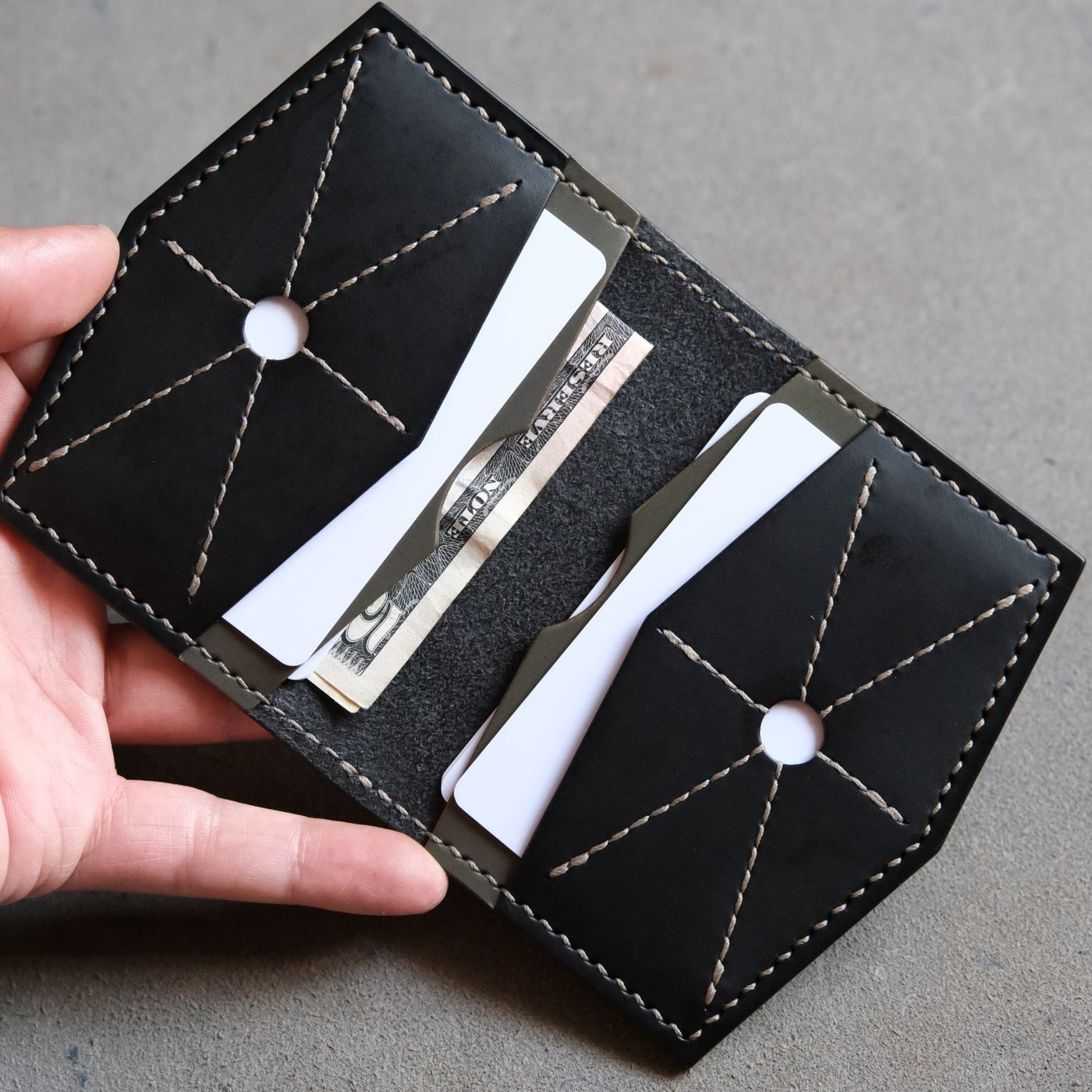 Spacship Card Wallet DS-042 The Spaceship Wallet Digital Pattern