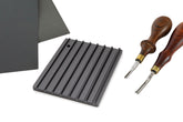Grooved Edger Beveler Sharpening Jig + Sandpaper