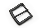Italian - "Explorer" Belt Buckle (Solid Brass) - Matte Black PVD