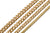 Flat Chain - 1 meter - (Solid Brass)