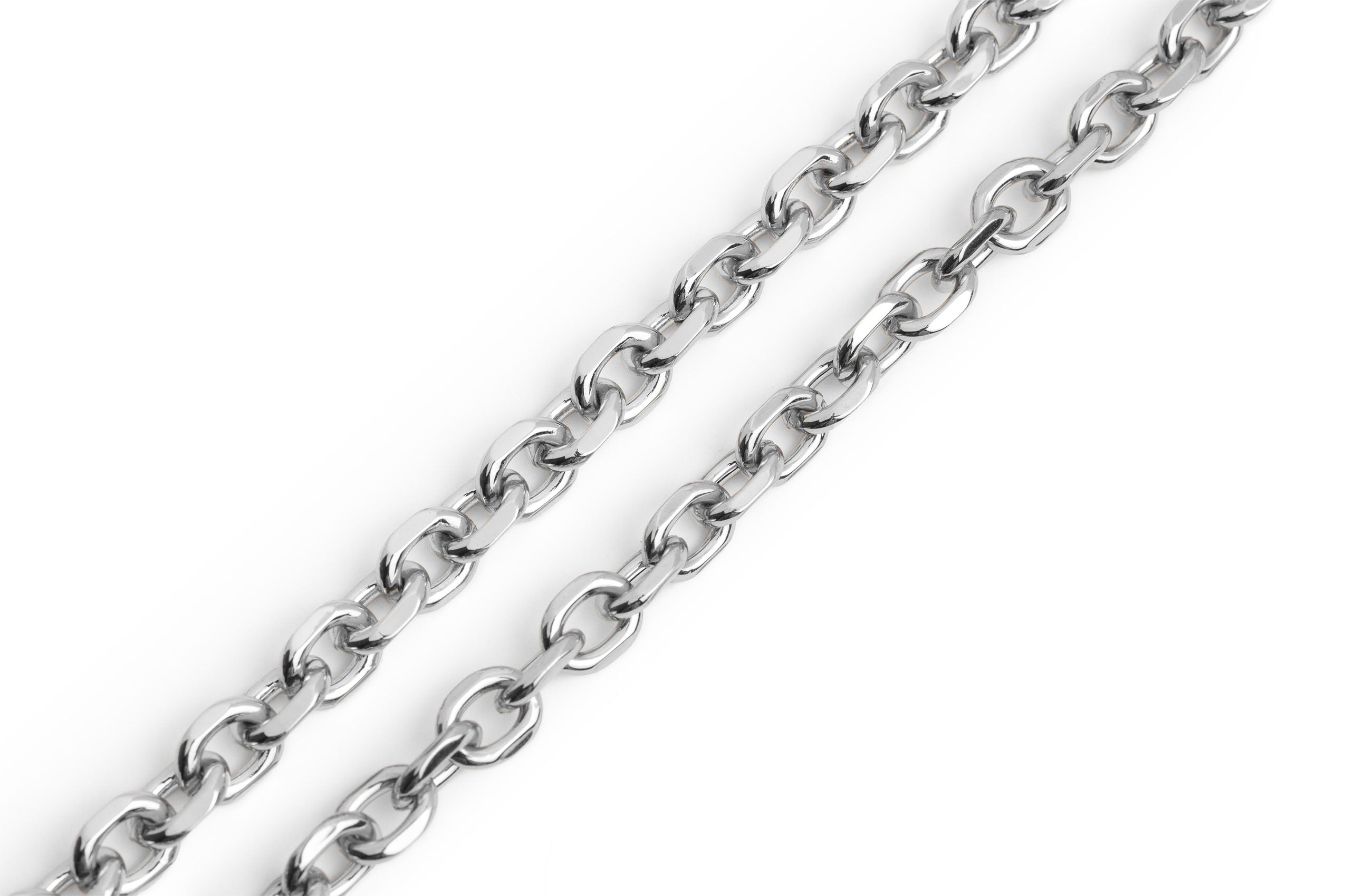 Geometric Chain Kit - Luxury Purse & Clutch Chain - 110cm/43in (Stainless Steel)