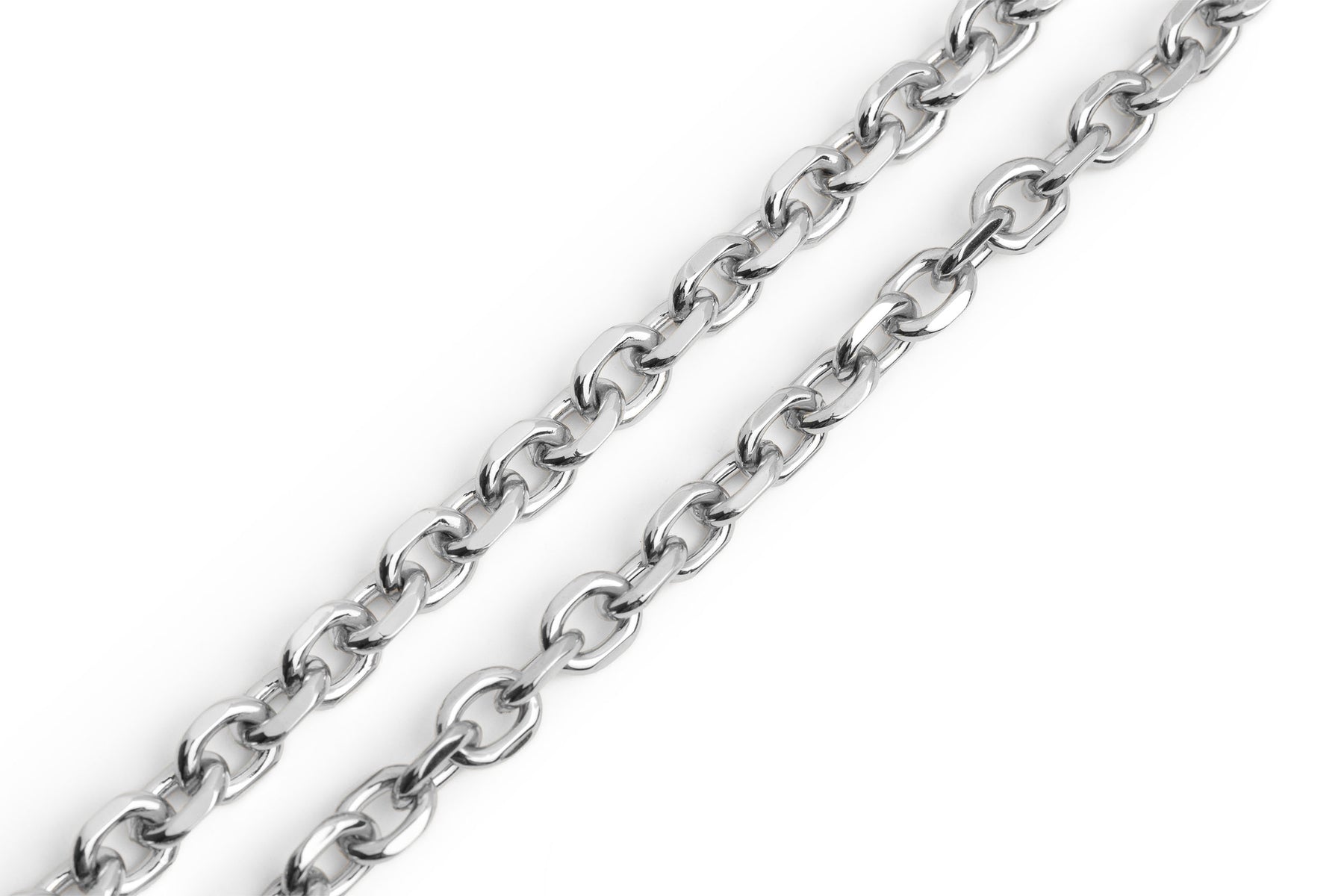 Geometric Chain Kit - Luxury Purse & Clutch Chain - 110cm/43in (Stainless Steel)