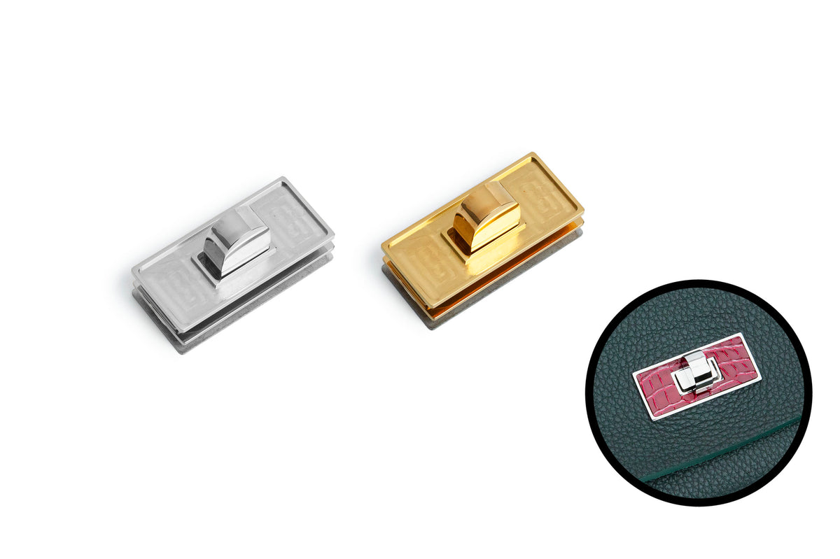 Hades Inlay - Luxury Turn Lock (Stainless Steel)
