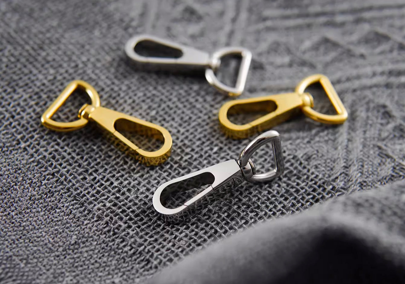 Juno - Luxury Swivel Snap Hook (Stainless Steel)
