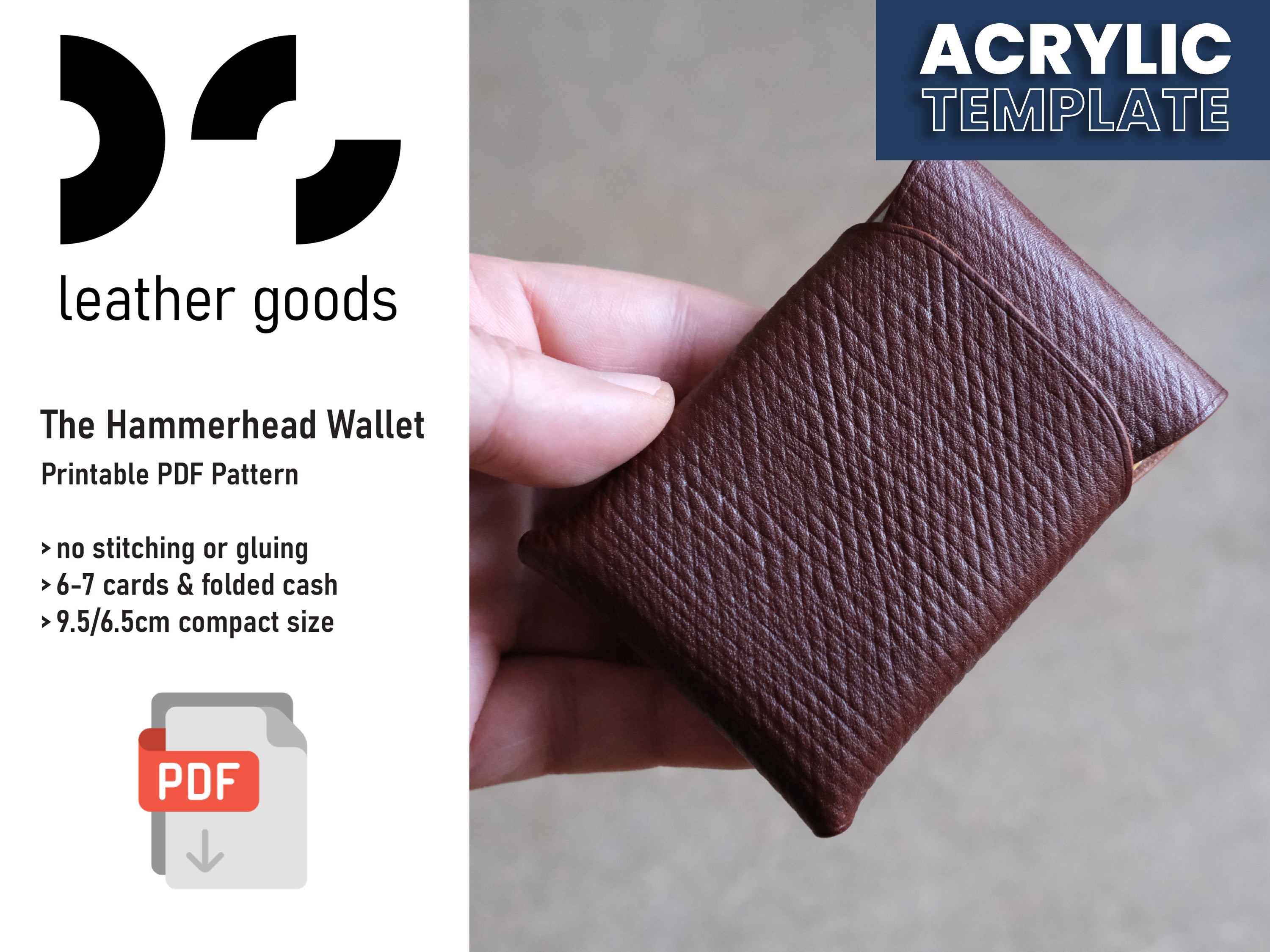 DS-110 The Hammerhead Wallet Digital Pattern