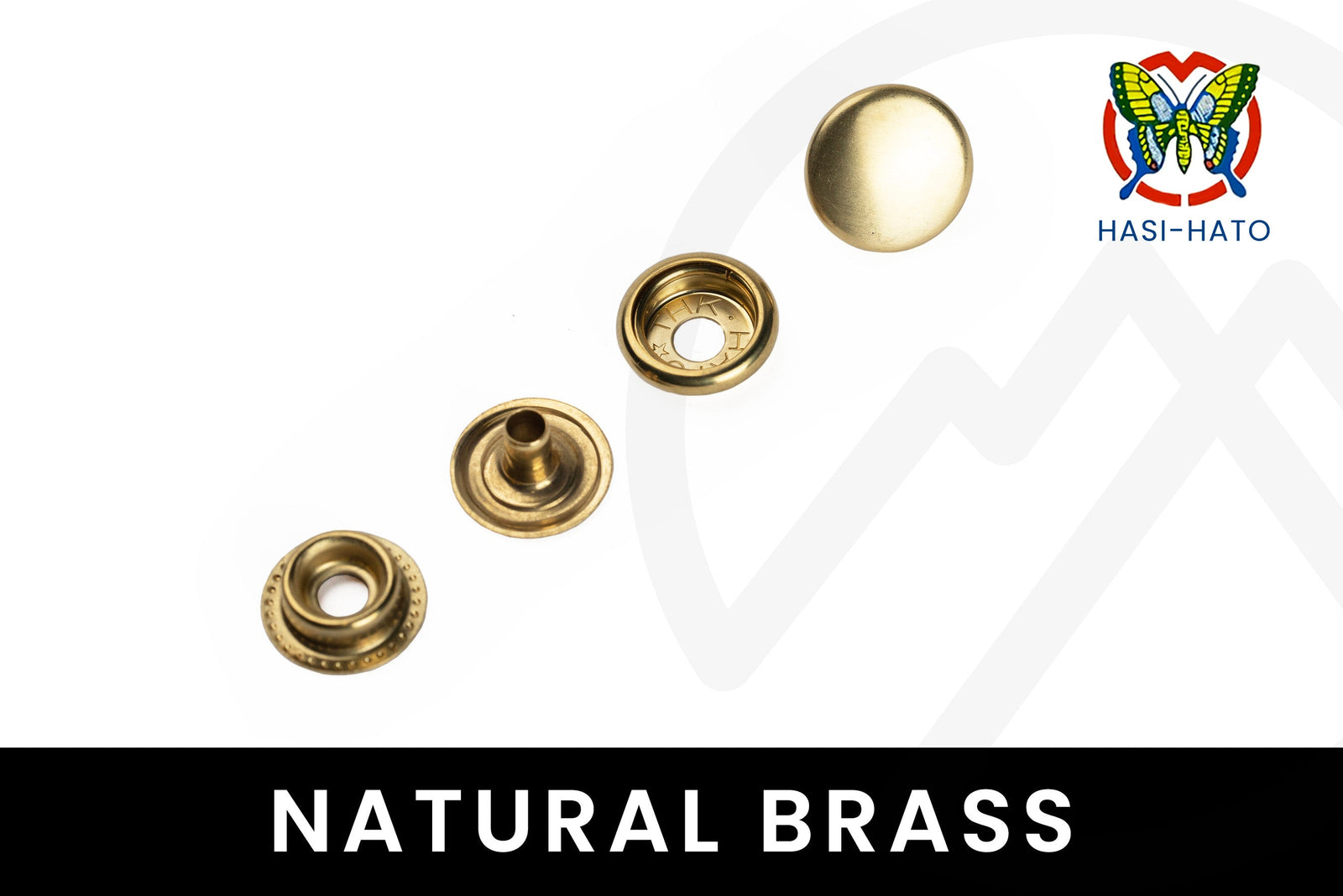 THK (Hasi-Hato) 🇯🇵 - Line Snaps - Solid Brass Base Metal
