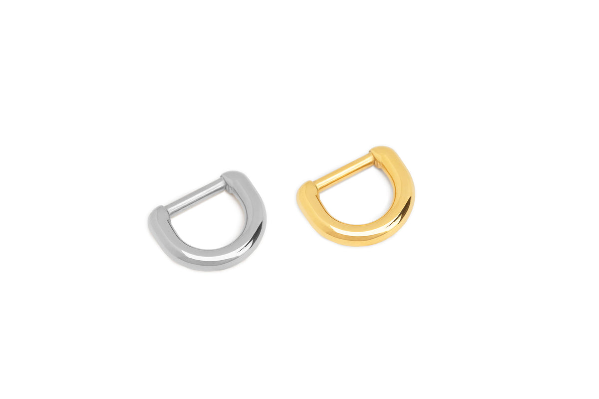 Daphne "Thin Base" - Luxury D Rings (Stainless Steel)