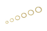 Rocky Mtn - Split Key Rings (Solid Brass) 5 Pack