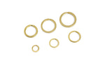 Rocky Mtn - Split Key Rings (Solid Brass) 5 Pack