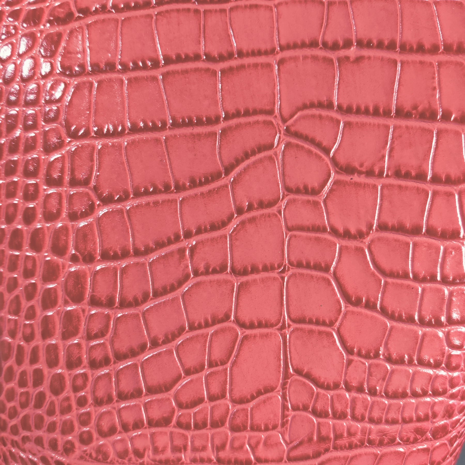Embossed Crocodile - Luxury Veg Tanned Leather (SAMPLES)